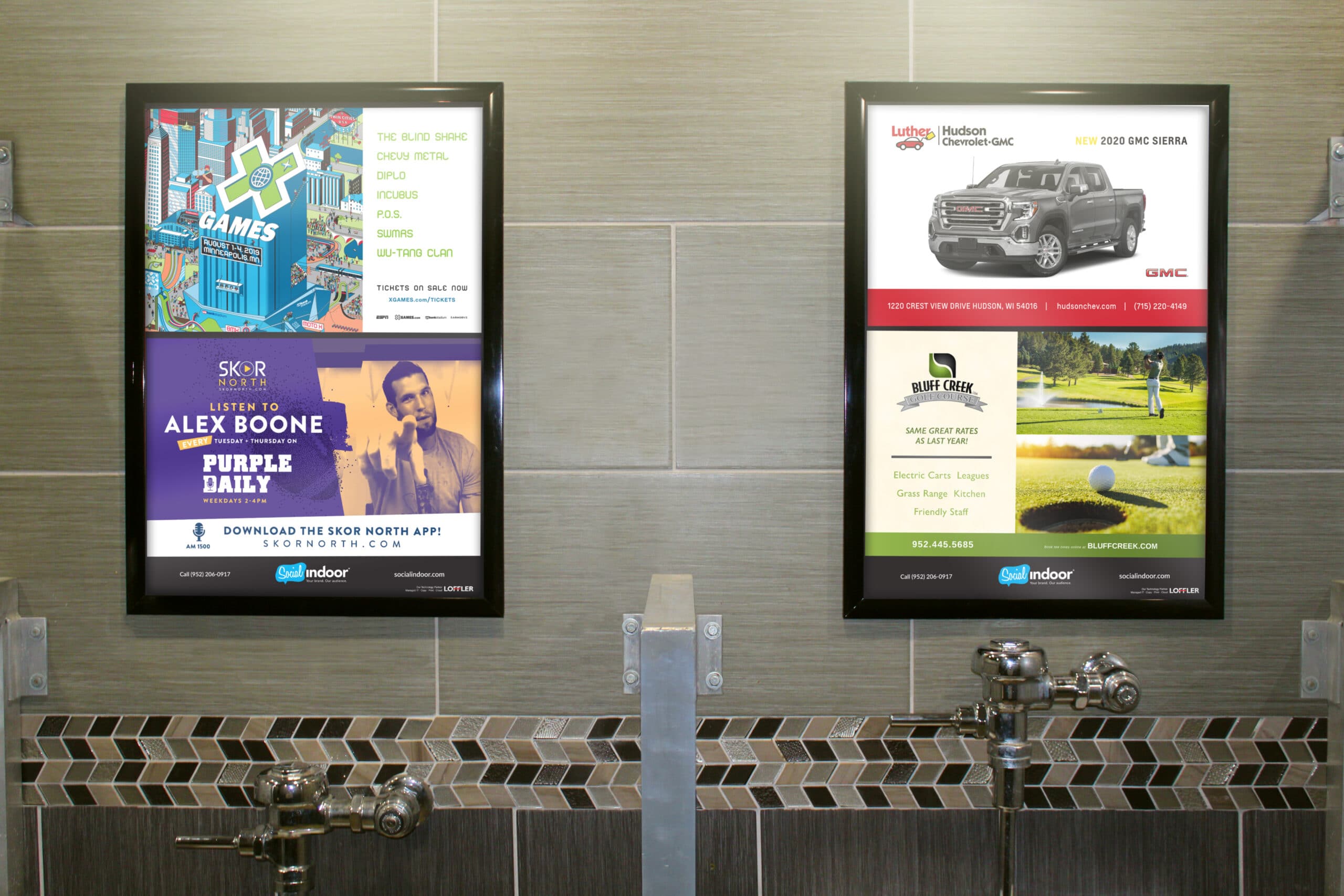 Social indoor digital advertising solutions in MN